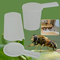 Kicode Alimentador Entrada Apicultura El plastico Bebedor de Abeja Cuenco Panal